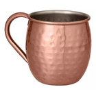 Kit 3 Canecas Moscow Mule Inox Rose Bronze Drink 500ml