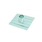 Kit 3 Cano Chaminé 115mmx1m + Telha Ondulada + Chapéu Fixo