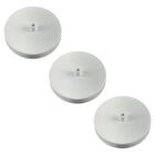 Kit 3 Canoplas Pendente Alumínio Redonda Travessa Branco