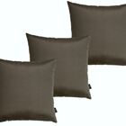 Kit 3 Capa De Almofada Belize Cinza Impermeável 45cmx45cm