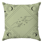 Kit 3 Capas Almofadas Decorativas Místico Lua 45x45 Id Decor