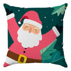 Kit 3 Capas Almofadas Encanto De Natal Feliz 45x45 Id Decor