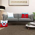 Kit 3 Capas De Almofada Estampada Digital 40cm X 40cm Navio