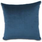 Kit 3 Capas De Almofada Suede Azul Luxo Exclusiva 45x45 Com Z