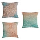 Kit 3 Capas Para Almofada Com Cordonê Náutica Belchior Azul/l