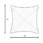 Kit 3 Capas Para Almofada Drapeada Em Veludo Quadrada 50x50 V