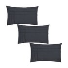 Kit 3 Capas Para Almofada Drapeada Line T Retangular Em Velud