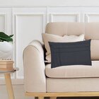 Kit 3 Capas Para Almofada Drapeada Line T Retangular Em Velud