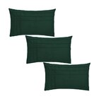 Kit 3 Capas Para Almofada Drapeada Line T Retangular Em Velud