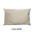 Kit 3 Capas Para Almofada Em Veludo Drapeada Retangular Bege