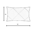 Kit 3 Capas Para Almofada Em Veludo Drapeada Retangular Branco