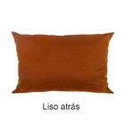 Kit 3 Capas Para Almofada Em Veludo Drapeada Retangular Terra