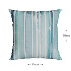 Kit 3 Capas Para Almofada Silk Home Belchior Azul/branco