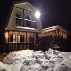 Kit 3 Cascata 400 Leds 10m 8 Funções Branco Quente Fio Branco