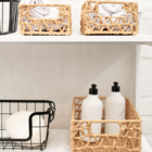 Kit 3 Cestos Organizador 28 31 34cm Vazado Papiro M G Gg Yoi