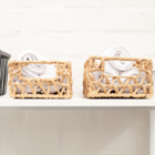 Kit 3 Cestos Organizador 28 31 34cm Vazado Papiro M G Gg Yoi