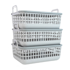 Kit 3 Cestos Telado Multiuso 9l Cinza - Oikos Cinza U