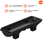 Kit 3 Cochos Canaleta Para Gado 230l Preto Gplas