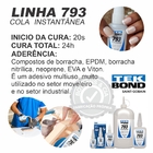 Kit 3 Cola Instantânea Tekbond 793 Vidro Madeira Porcelana