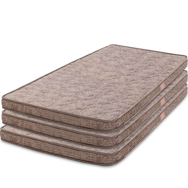 Kit 3 Colchonetes Multiuso Solteiro De Espuma Antialérgica Se