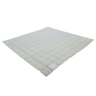 Kit 3 Com Unidades De Pastilhas De Vidro Branca Para Cozinha