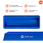 Kit 3 Comedouros Para Animais 25l Azul Gplas