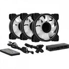 Kit 3 Coolers Mirage 12 Argb Pro + Hub + Controle Aerocool