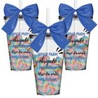 Kit 3 Copos Lembrancinha Personalizados Agradecimento Pajem A