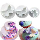 Kit 3 Cortador Modelador Com Ejetor Borboleta