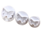 Kit 3 Cortador Modelador Com Ejetor Borboleta