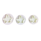 Kit 3 Cortador Modelador Ejetor Folha De Uva Para Pasta Ameri