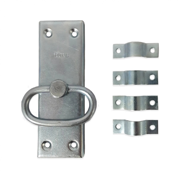 Kit 3 Cremona Zincada 115x37mm + 3 Vara Zincada 1,10m