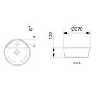 Kit 3 Cubas De Apoio 370 Com Mesa Optica Cr37 Roca Branco