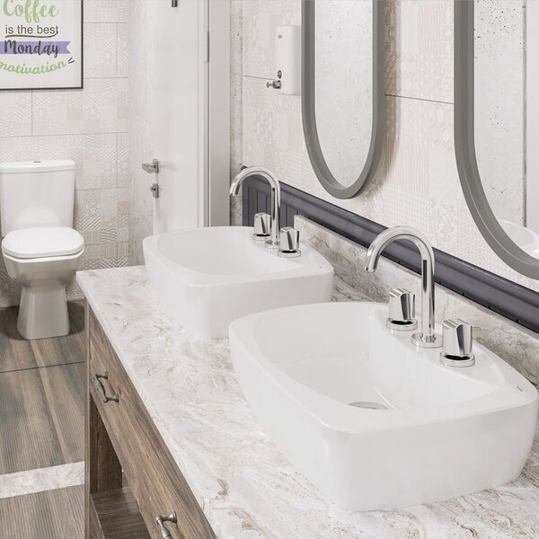 Kit 3 Cubas De Apoio 500x360 Mm Com Furo Central Sem Ladrão T