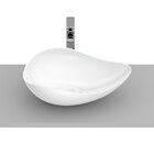 Kit 3 Cubas De Apoio Oval 54x37,5cm Ruy Ohtake Roca Branco