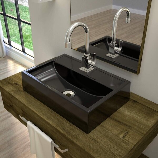 Kit 3 Cubas De Apoio Para Banheiro Q45w Retangular Compace Pr