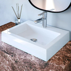 Kit 3 Cubas De Apoio Sobrepor Banheiro Marmorite Esmeralda