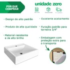 Kit 3 Cubas De Apoio Sobrepor Banheiro Marmorite Ônix