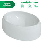 Kit 3 Cubas De Apoio Sobrepor Para Banheiro Oval Ágata