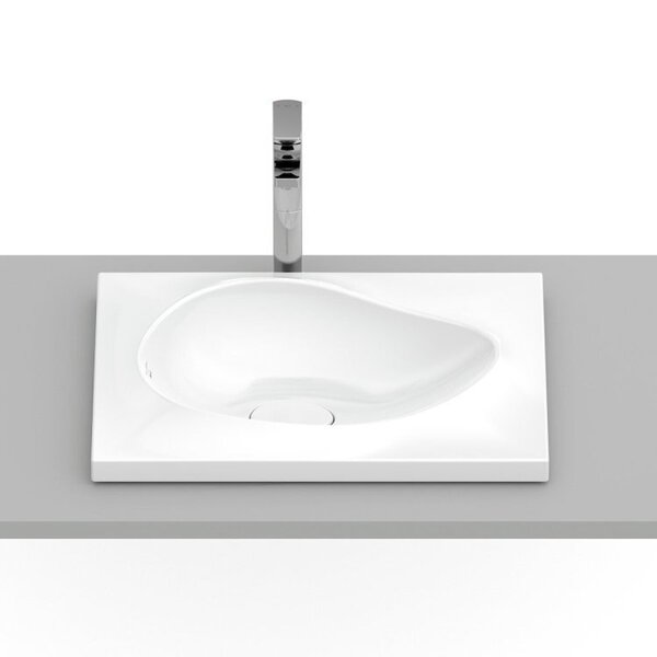 Kit 3 Cubas De Sobrepor 62x44,5cm Ruy Ohtake Roca Branco