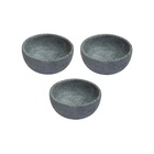 Kit 3 Cumbuca Pedra Sabão Tigela Bowl Para Caldo Sopa 150ml