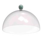 Kit 3 Cúpulas De Plástico 30cm Bolos Tortas Doces Padaria Caf