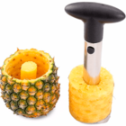 Kit 3 Descascadores De Abacaxi Fatia E Tira O Centro Espiral