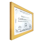 Kit 3 Diplomas Premium Madeira A4 Com Tela De Acetato E Mdf -