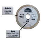 Kit 3 Disco De Corte Diamantado Liso 8mm 110mm X 20mm Matz