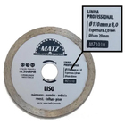 Kit 3 Disco De Corte Diamantado Liso 8mm 110mm X 20mm Matz