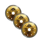 Kit 3 Disco Diamantado Porcelanato Extra Fino 110x20mm Matz