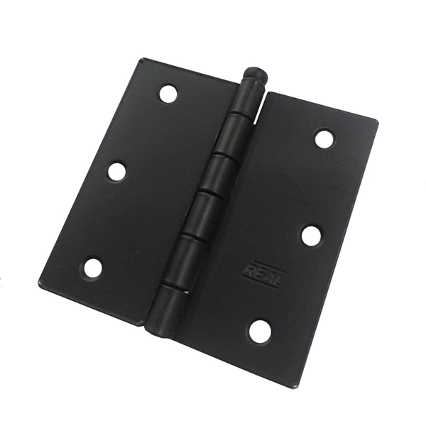 Kit 3 Dobradiça Preta Porta / Janela Pino Solto Real 3 X 3"