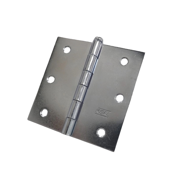 Kit 3 Dobradiça Zincada Porta / Janela Pino Solto Real 3x3"