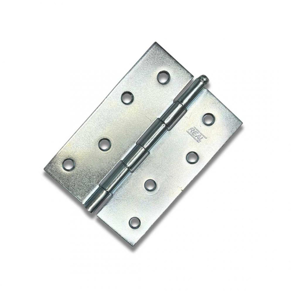 Kit 3 Dobradiça Zincada Porta / Janela Pino Solto Real 4"